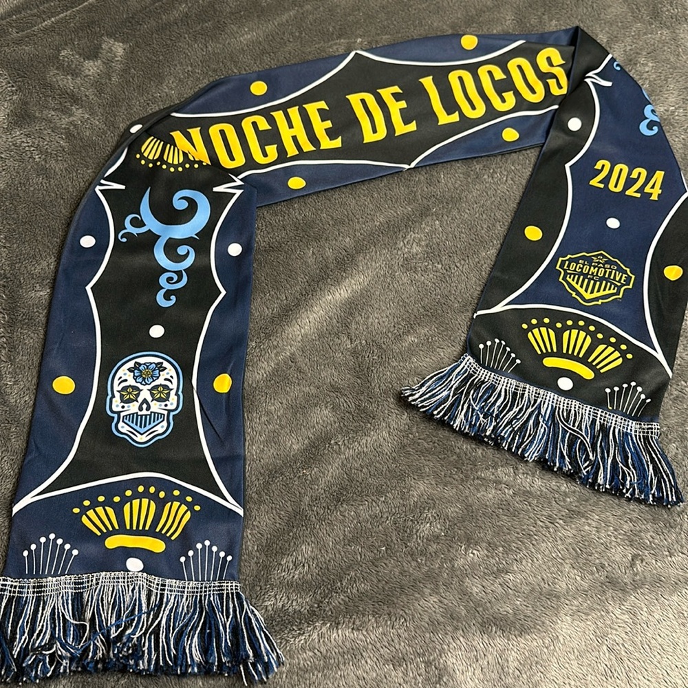 El Paso Locomotives 2024 Noche de Locos scarf